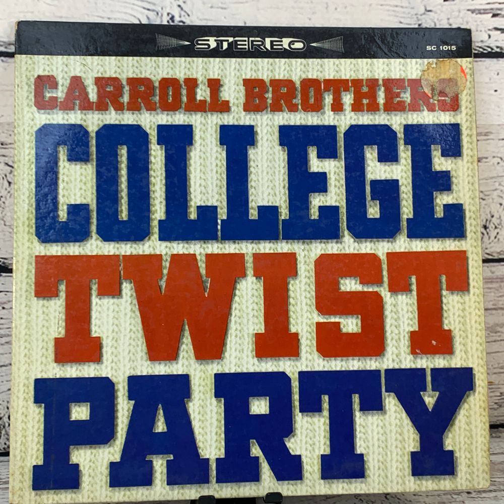 Carroll Brothers - College Twist Party‎ [1962 Vinyl Record LP] Stereo SC 1015